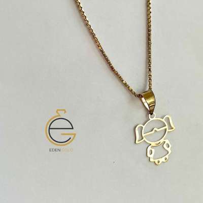 گردنبند دختر طلا