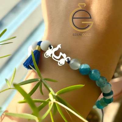 دستبند طرح موتور طلا