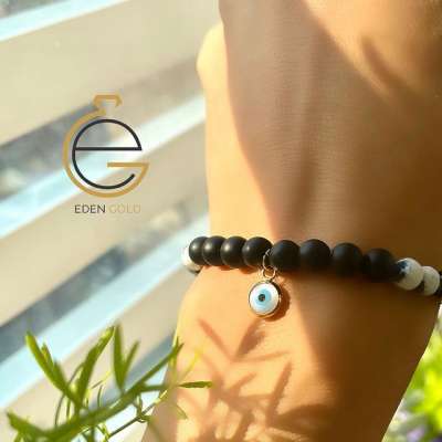 دستبند طرح آویز چشم نظر