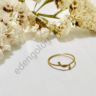 انگشتر طلا طرح گره