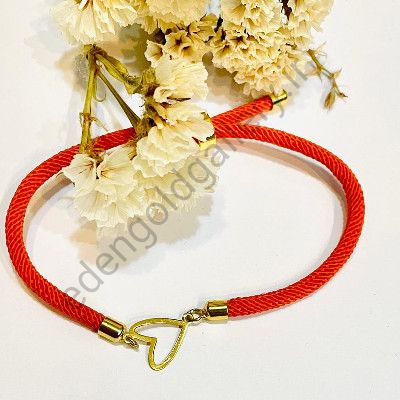 دستبند طرح قلب کج