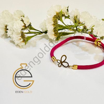 دستبند طلا طرح شاپرک