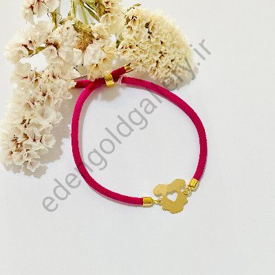 دستبند طلا طرح لباس بچه