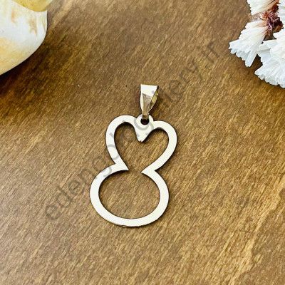 آویز گردنبند طلا طرح خرگوش