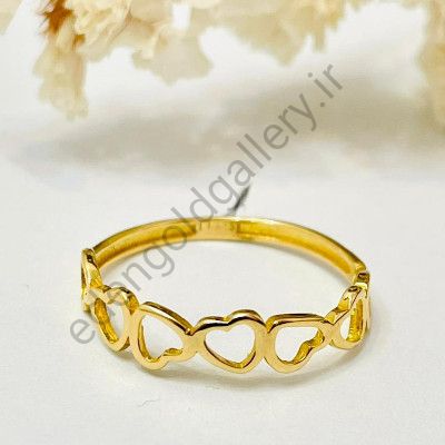 انگشتر طرح قلب ها