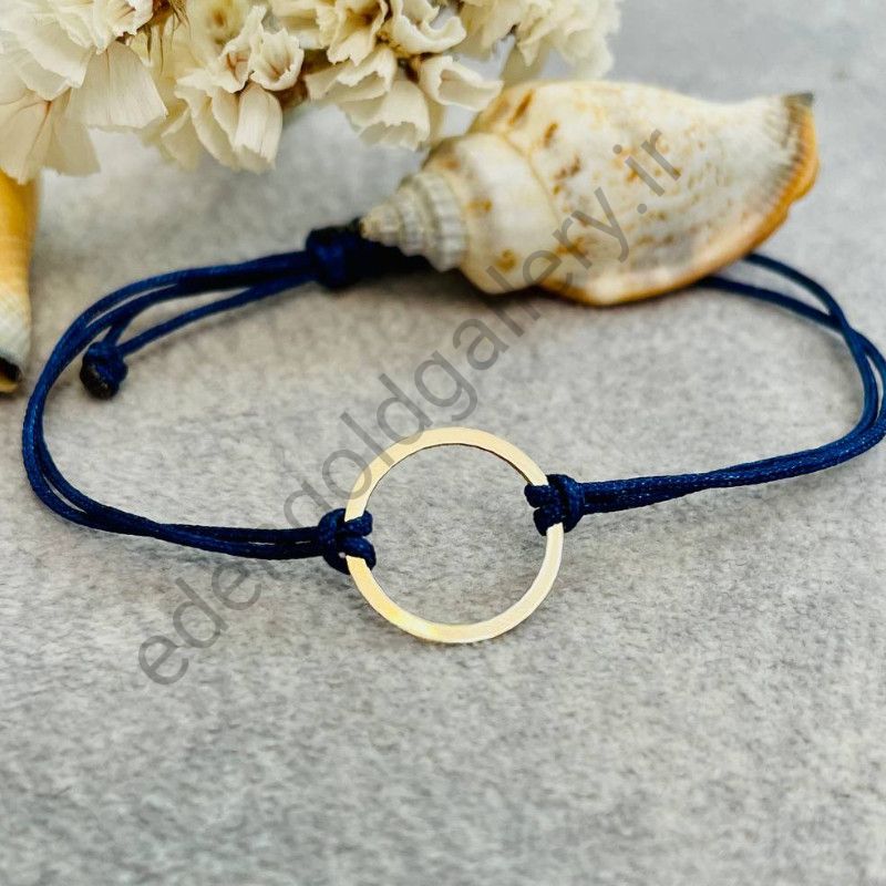 دستبند دایره بند سورمه ای