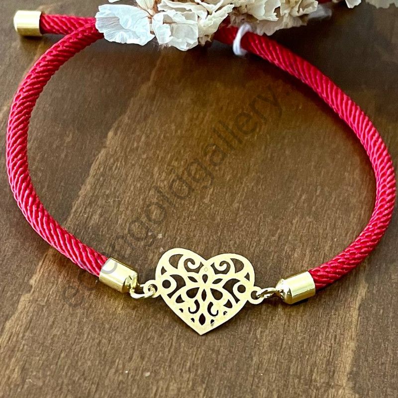 دستبند طلا طرح قلب