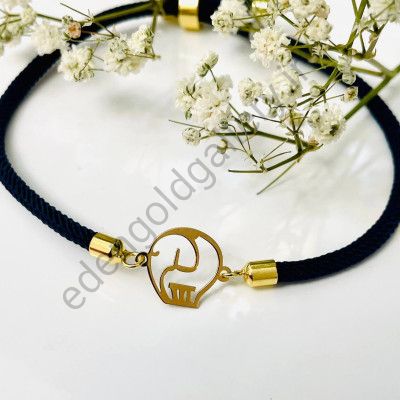 دستبند طلا طرح فیل