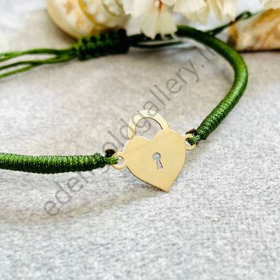 دستبند قلب و قفل