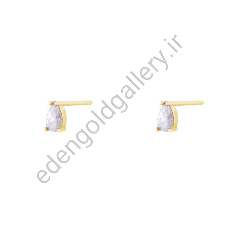 گوشواره میخی نگین دار