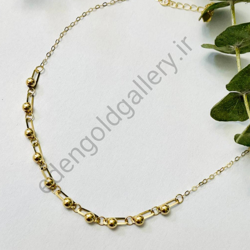 دستبند طلا گوی دار