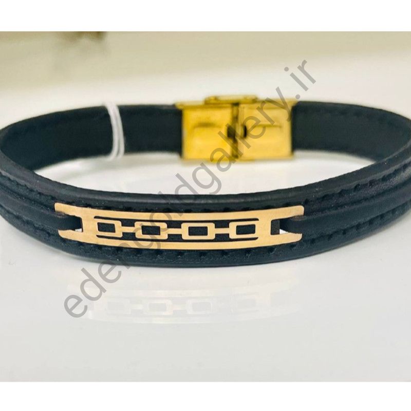دستبند مردانه چرم کد T402.415