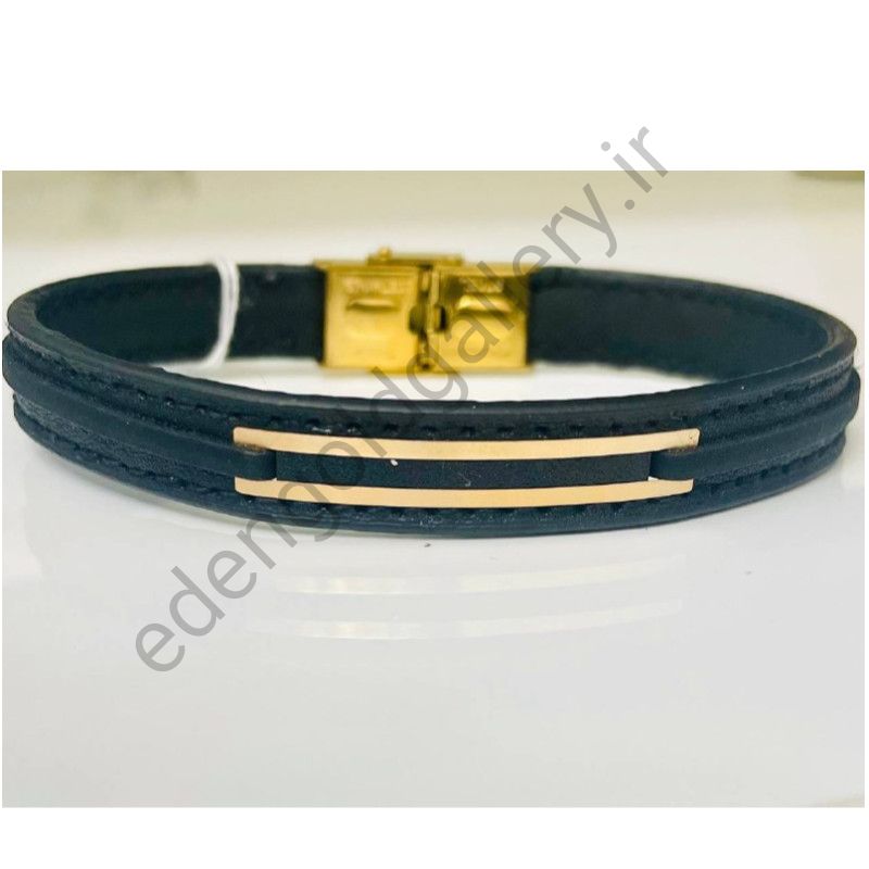 دستبند چرم مردانه کد T402.411