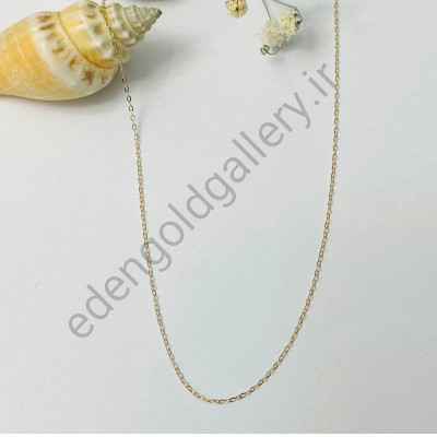 زنجیر طلا ساده 50 سانت
