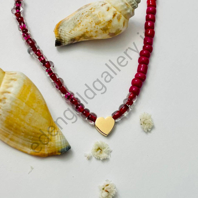 گردنبند طلا طرح قلب