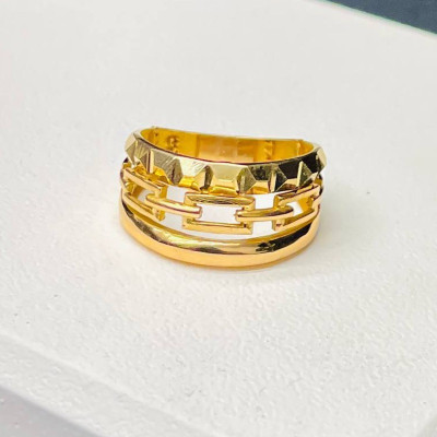 انگشتر طلا دیوید یورمن 3 ردیفه