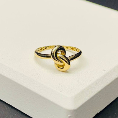 انگشتر طلا طرح گره