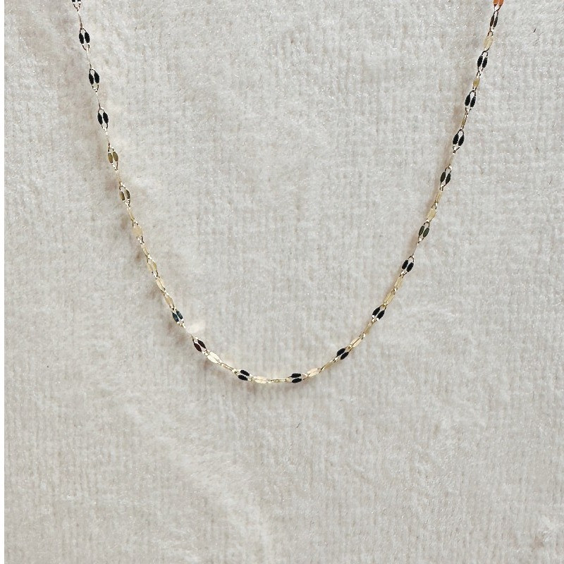 زنجیر طلا پولکی 40 سانت کد 979