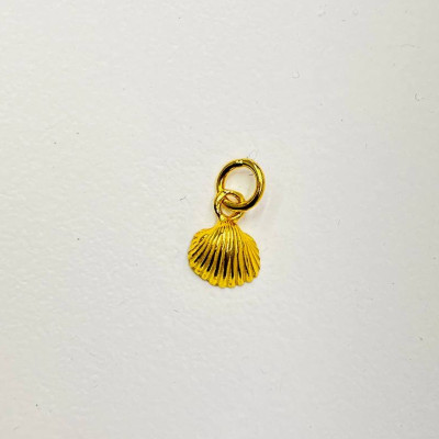 پلاک طلا طرح صدف