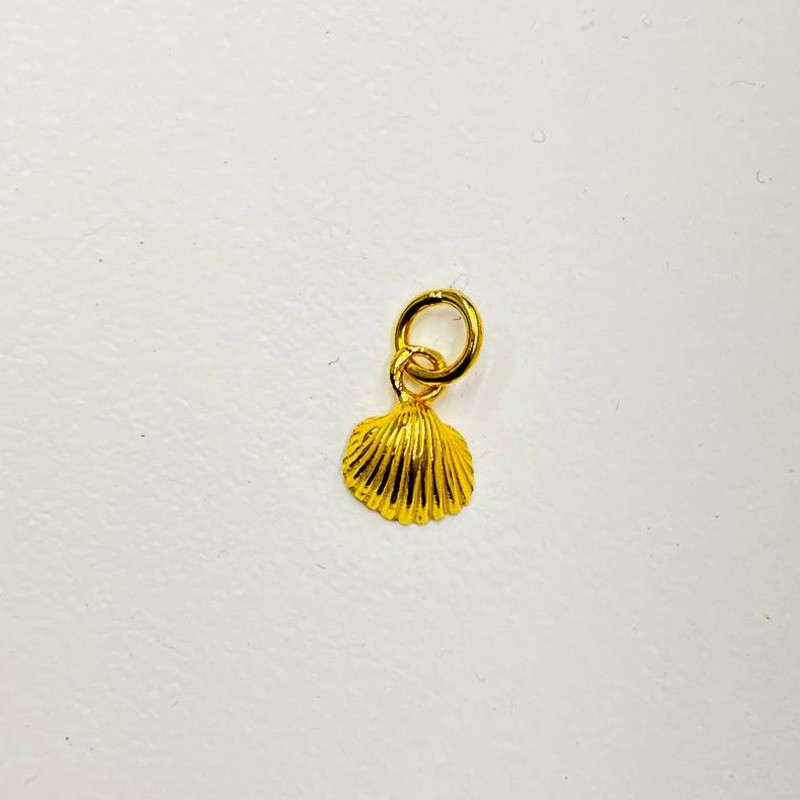 پلاک طلا طرح صدف