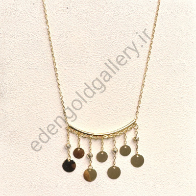 گردنبند طلا پولکی کد 959
