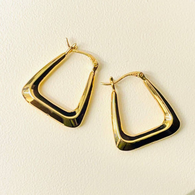 گوشواره طلا آکوا بزرگ