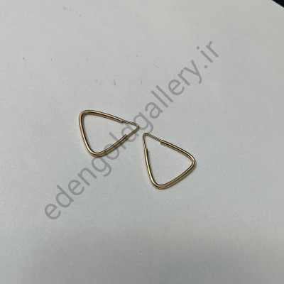 گوشواره طلا هندسی مثلث
