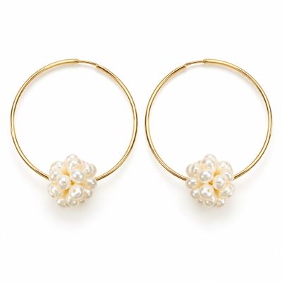 گوشواره طلا حلقه ای 1625