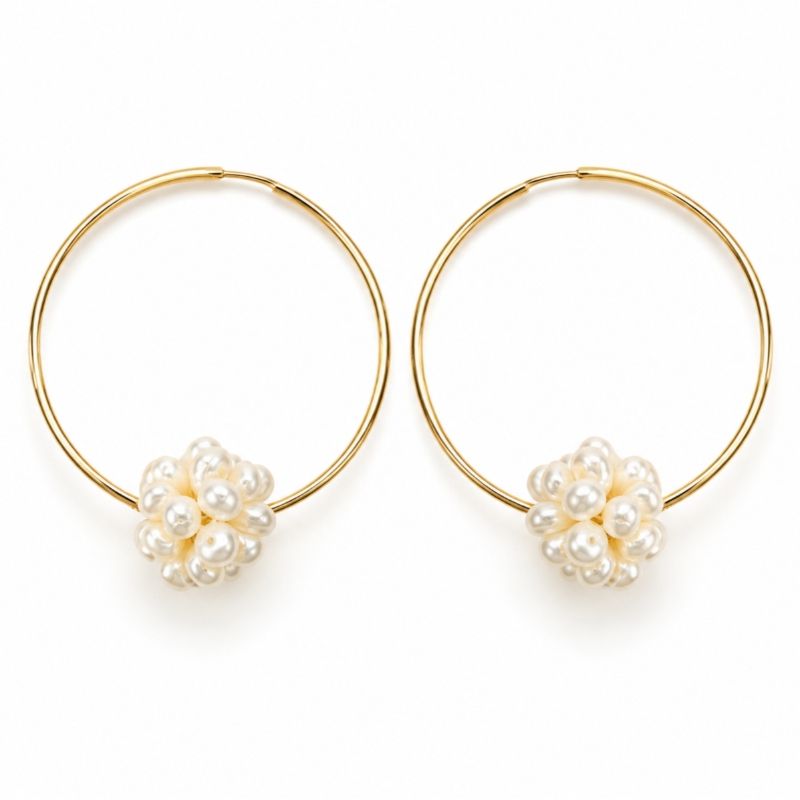 گوشواره طلا حلقه ای 1625