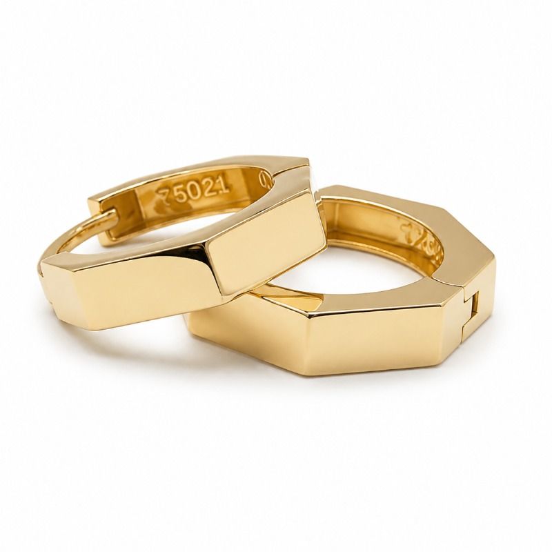 گوشواره چندضلعی حلقه ای 1567